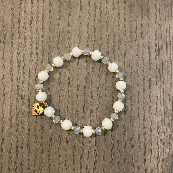 White and Gold Erimish Bracelet - Picture 1 of 1